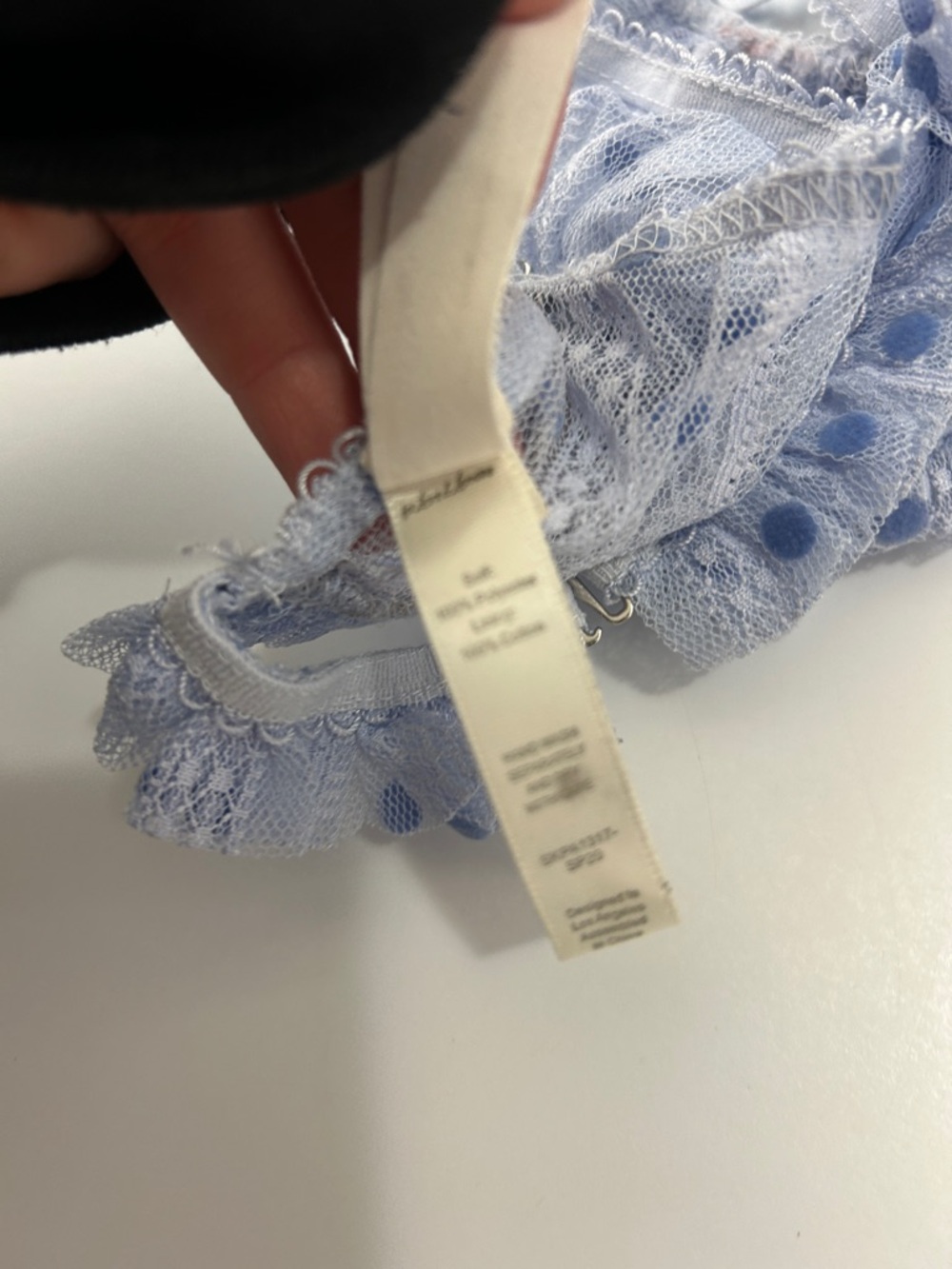 For bundles only - For love and lemons Harper ruffle tulle polka dot bralette XS - Picture 10 of 13
